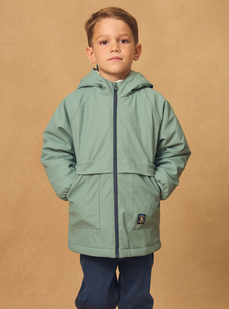 Greyish blue RAINCOAT NINIRAGE / 25H3PGE1IMP205