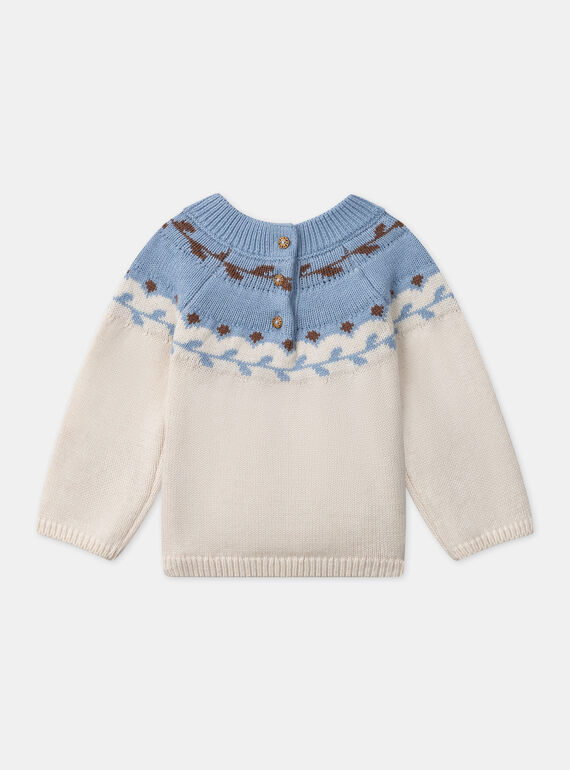 Heather beige PULLOVER LAROSE / 24H1BFS1PULA011