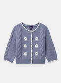 Greyish blue CARDIGAN NANELLY / 25H1BFW1CAR205