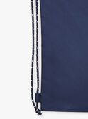 Blue and white striped backpack FRYSACAGE / 23E4PGL1BES070