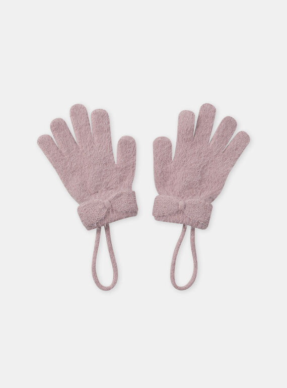 Old rose GLOVES & MITTENS NISUETTE / 25H4PFF2GAN303