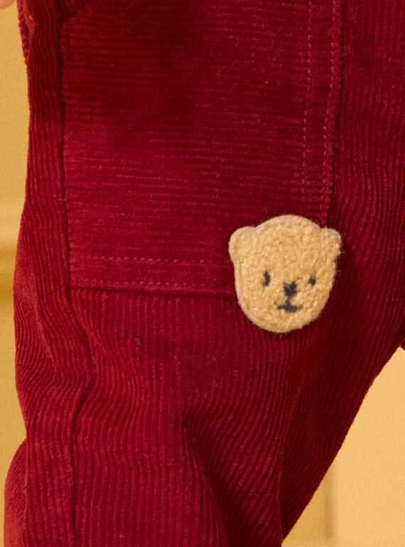 Burgundy PANTS LASAM / 24H1BGR1PAN501