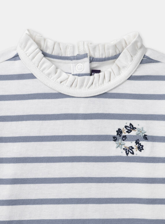 Off white TEE SHIRT LS NLOTILETTE / 25H2PFW1TML009