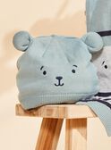 Water green 3D animated ears knit hat FILUCAS / 23E4BG51BON614