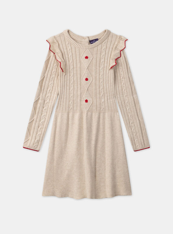 Heathered off white DRESS LALORETTE / 24H2PFR3ROB006