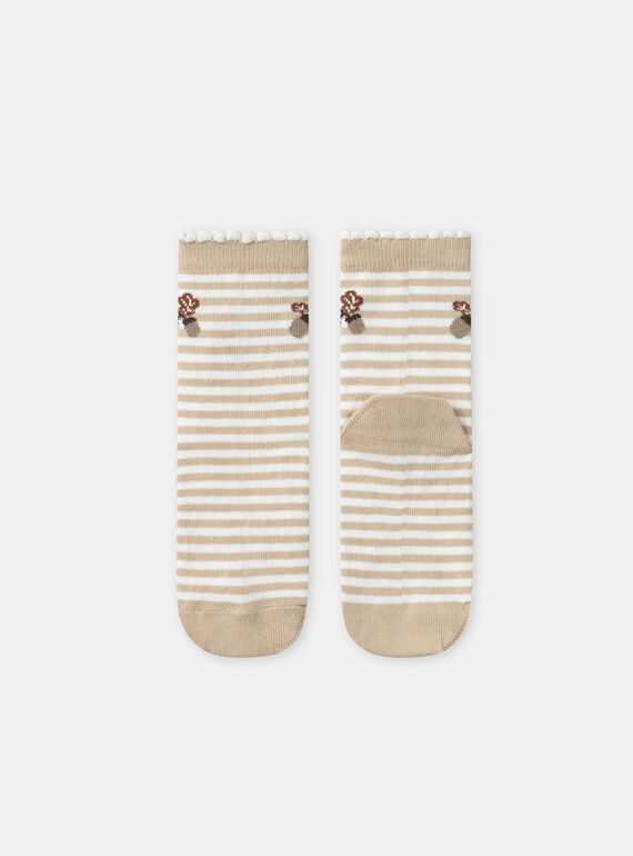 Ivory SOCKS NLEOZETTE / 25H4PFT1SOQ005