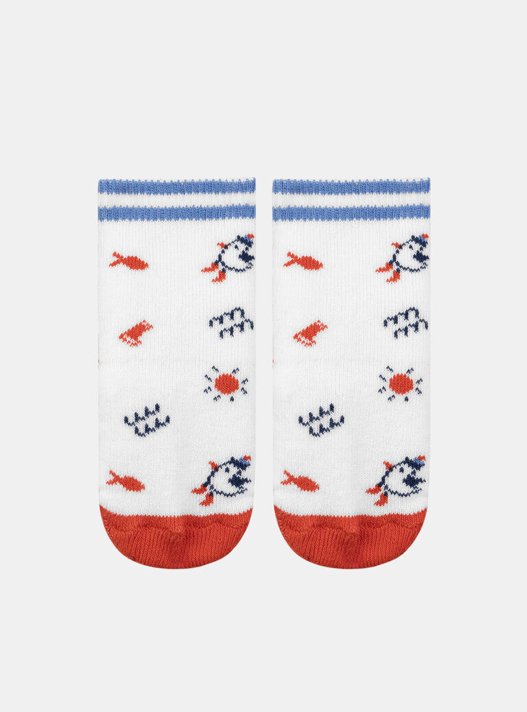 Marine Patterned Socks KACYRIL / 24E4BG42SOQ001