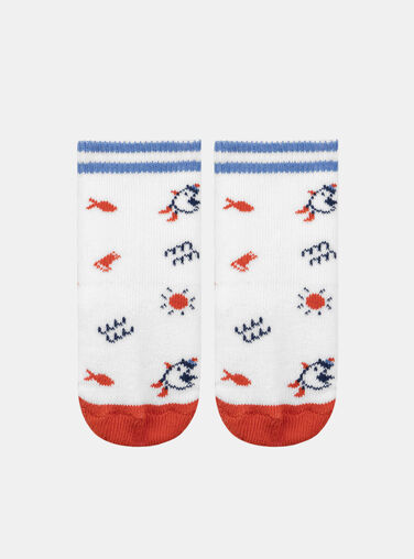 Marine Patterned Socks KACYRIL / 24E4BG42SOQ001