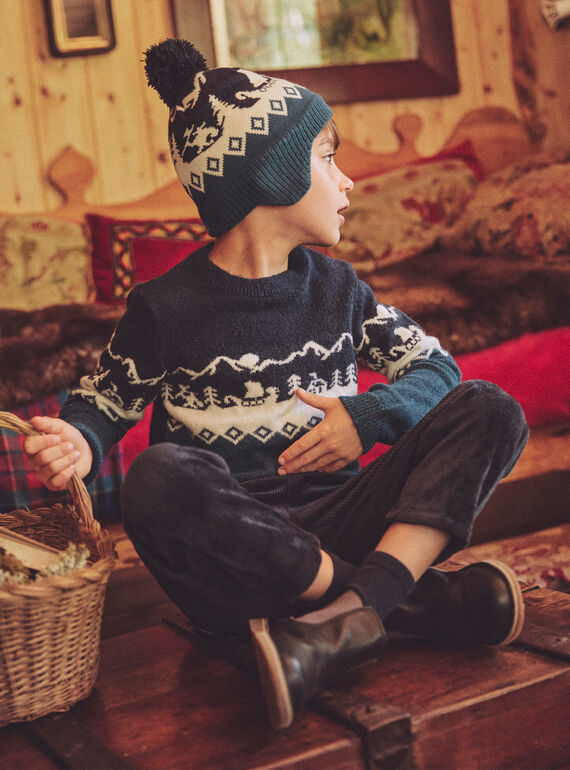 Navy BEANY NLUPOMAGE / 25H4PGX1BON705