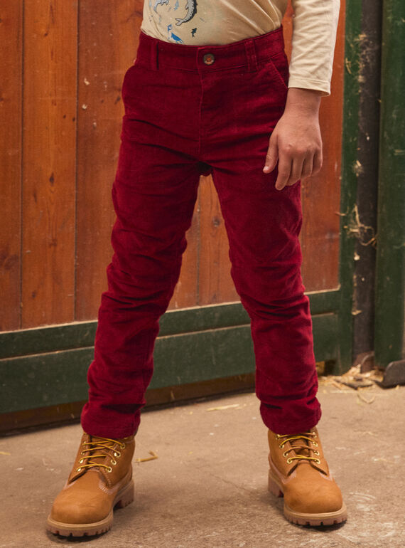 Burgundy PANTS LAROVAGE / 24H3PGR2PAN501
