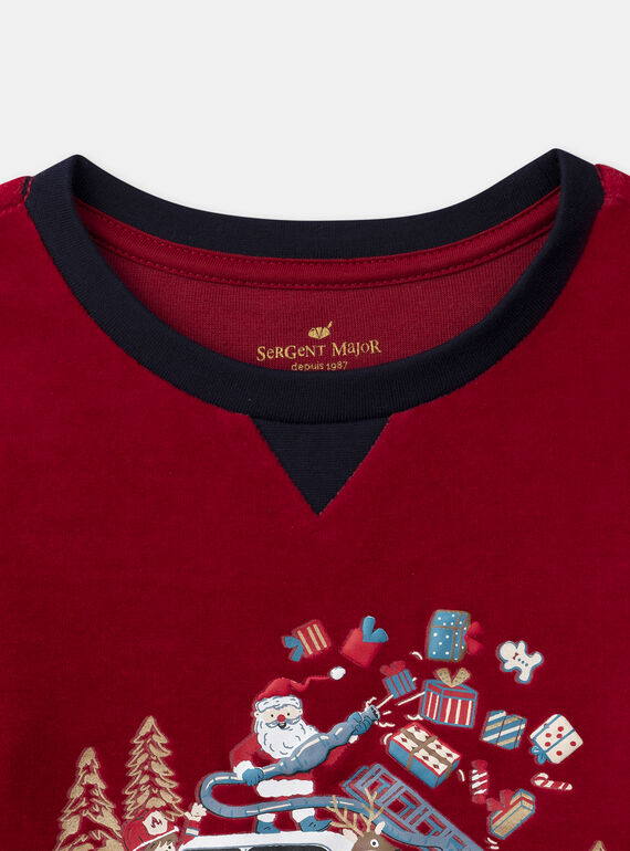 Red PYJAMA NECADAGE / 25H5PG53PYJ050