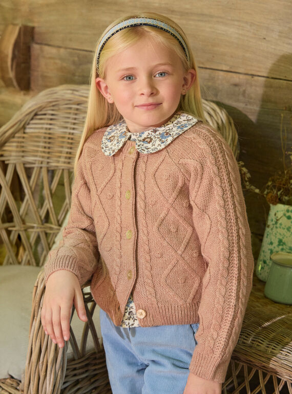 Light brown CARDIGAN LARINETTE / 24H2PFS1CARI810