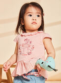 Pink flamingo blush t-shirt FAWILLOW / 23E1BFQ1TEED300