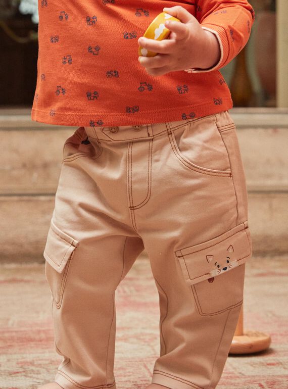 Light beige cargo pants GABERNARD / 23H1BG71PAN801