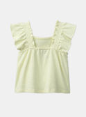Pale yellow TEE SHIRT KAUGENIE / 24E1BFR1TEE103