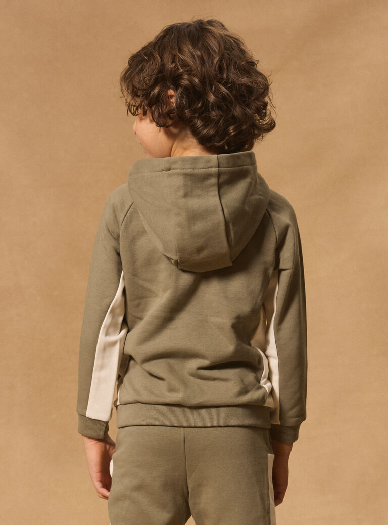 Light green JOGGING TOP MMAZIPAGE / 25E3PG53JGHG600