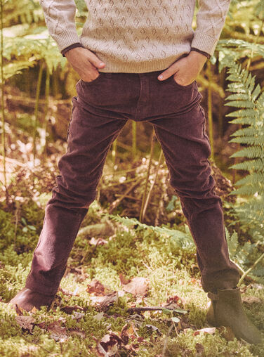 Brown PANTS NLEDUAGE / 25H3PGT1PAN816