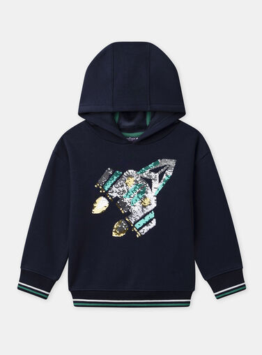 Navy SWEAT SHIRT NMECOLAGE / 25H3PGI2SWE070