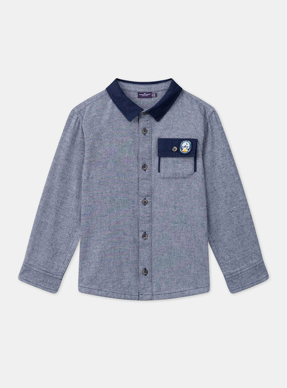 Heathered blue SHIRT LYCHEMAGE / 24H3PGO1CHM222