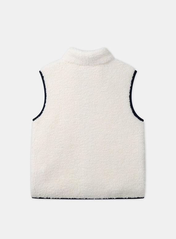 Off white SLEEVELESS JACKET NUSHERPAGE / 25H3PGQ1GTV009