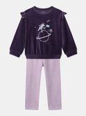Purple PYJAMA NECENETTE / 25H5PFD3PYJ712