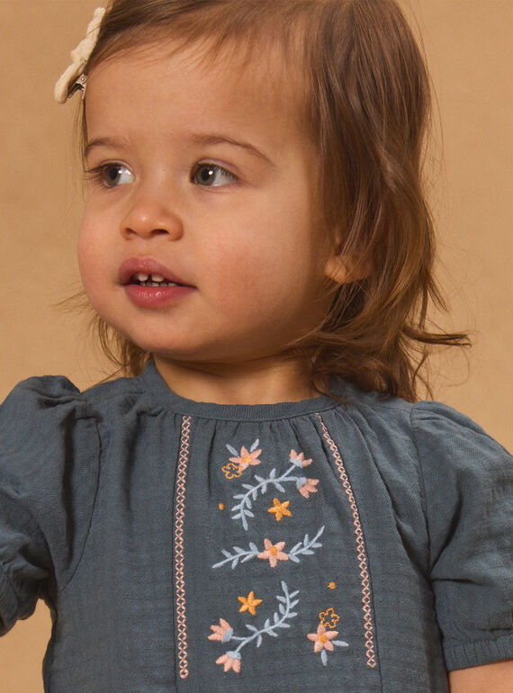 Violet blue BLOUSE MASOLENE / 25E1BFP1CHE221