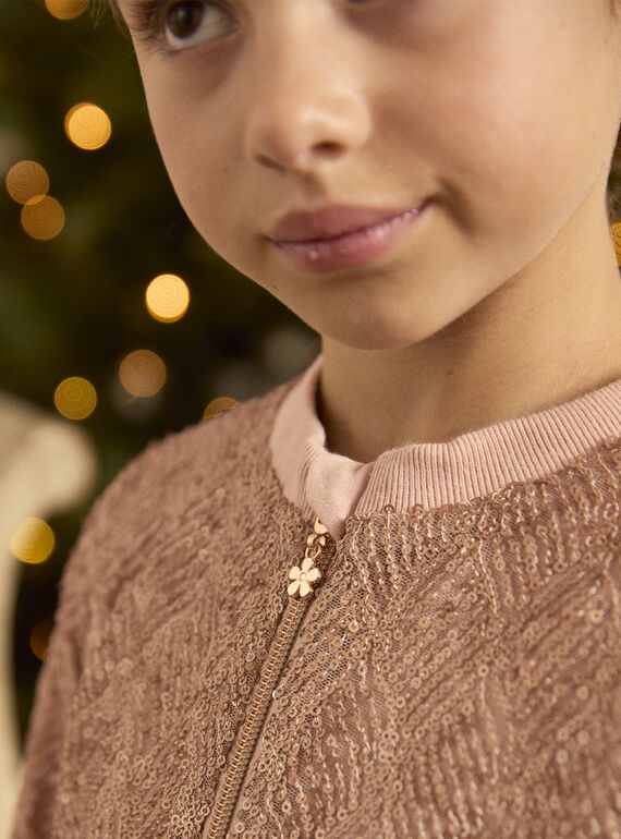 Pink copper JACKET LOICAETTE / 24H2PFU1VESK007