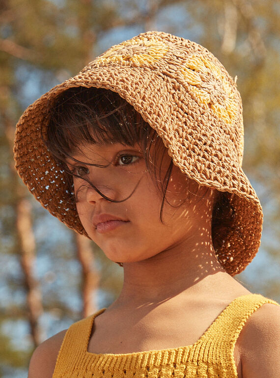 Natural straw hat FLICAPETTE / 23E4PFP1CHA009