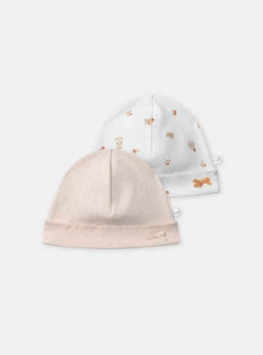 Light rose NEWBORN BEANY NOUR / 25H0AF21BNA318