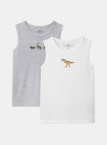 Heather grey UNDERWEAR TOP MLIBARDAGE / 25E5PG41HLI943