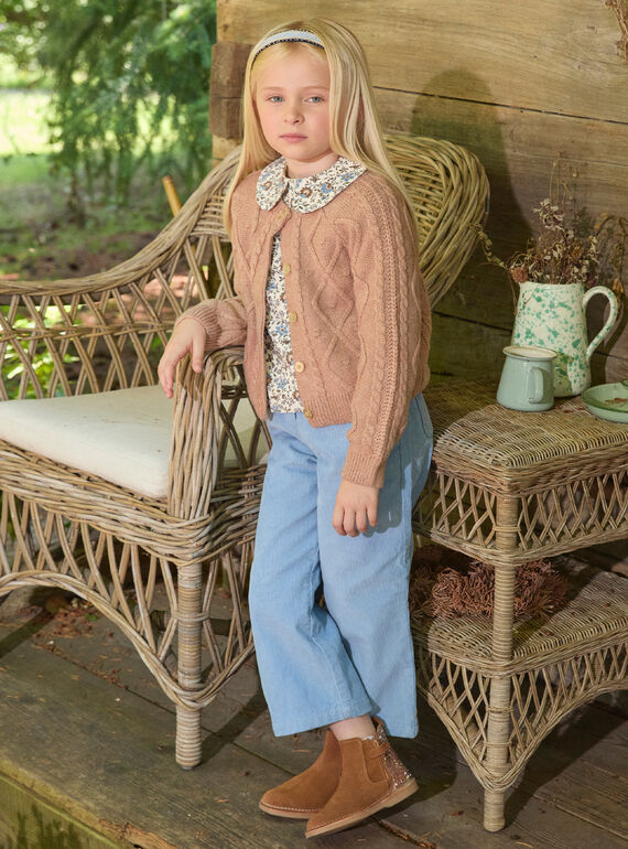 Light brown CARDIGAN LARINETTE / 24H2PFS1CARI810