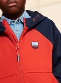 Red hooded Jacket FRAPOLAGE / 23E3PG52BLO713