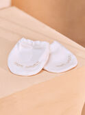 White NEWBORN MITTENS KOOB / 24E0AM11MFN000