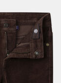 Brown PANTS NLEDUAGE / 25H3PGT1PAN816