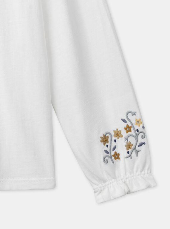 Off white TEE SHIRT LS NLOCORETTE / 25H2PFW2TML009