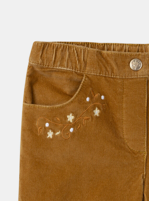 Brown PANTS NLOMETTE / 25H2PFW1PANI812