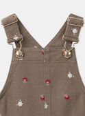 Brown DUNGAREES NAEMILIE / 25H1BFL1SAL821
