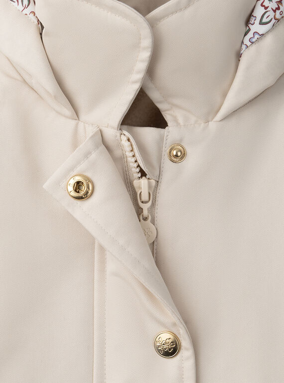Light beige RAINCOAT NINOLETTE / 25H2PFE2IMP801