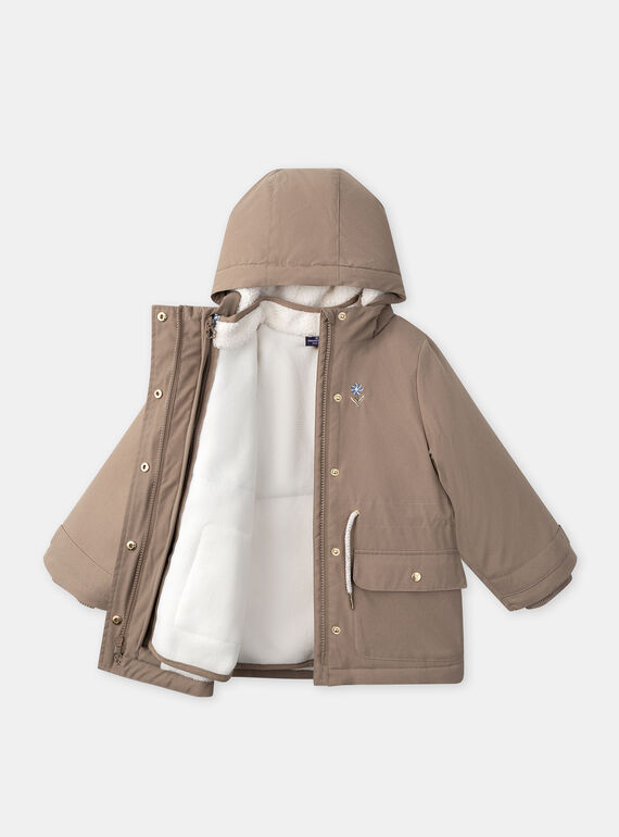 Brown PARKA NISOULETTE / 25H2PFF1PAR821