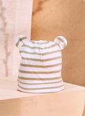 White NEWBORN BEANY KOREY / 24E0AG21BNA000