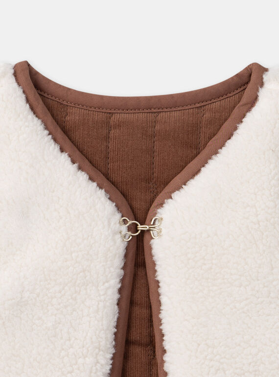 Brown CARDIGAN WHITHOUT SLEEVES LAROMANE / 24H1BFS1CSM815