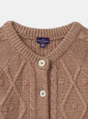 Light brown CARDIGAN LARINETTE / 24H2PFS1CARI810