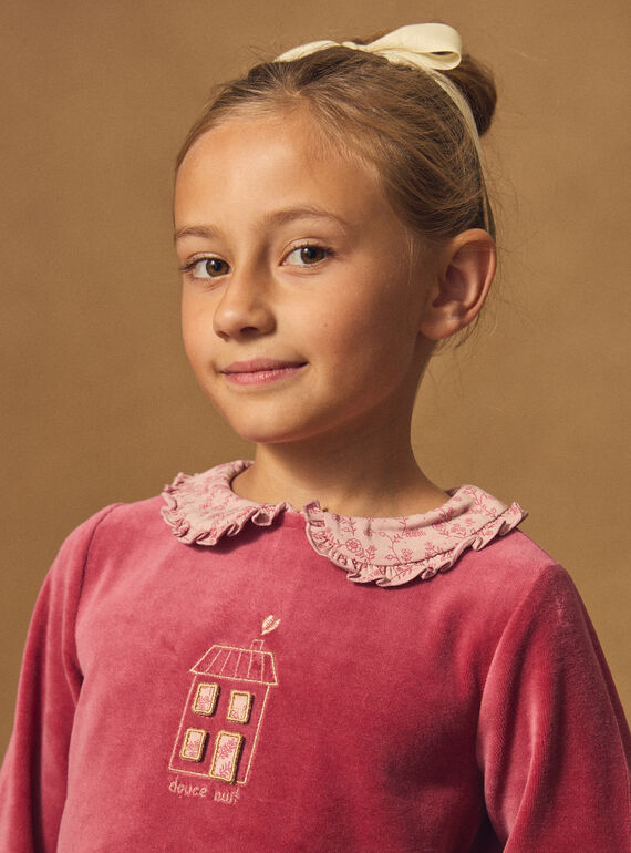 Strawberry rose PYJAMA NECAMETTE / 25H5PFD1PYJ308