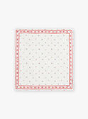 Fruits and flowers printed scarf FEFOLETTE / 23E4PFB1ECH001