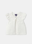 Off white CARDIGAN WHITHOUT SLEEVES NARUBY / 25H1BFV1CSM009