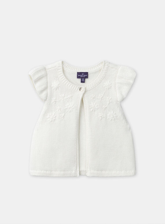 Off white CARDIGAN WHITHOUT SLEEVES NARUBY / 25H1BFV1CSM009