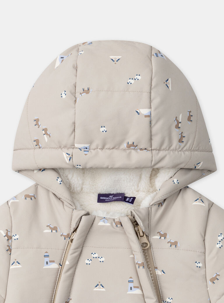 Light beige OVERALL COAT NIPACO / 25H1BGF1PIL811