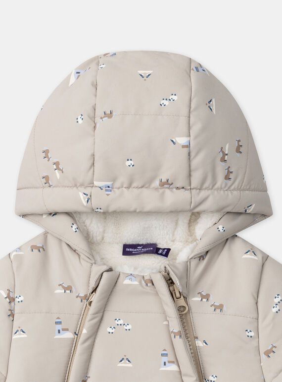 Light beige OVERALL COAT NIPACO / 25H1BGF1PIL811