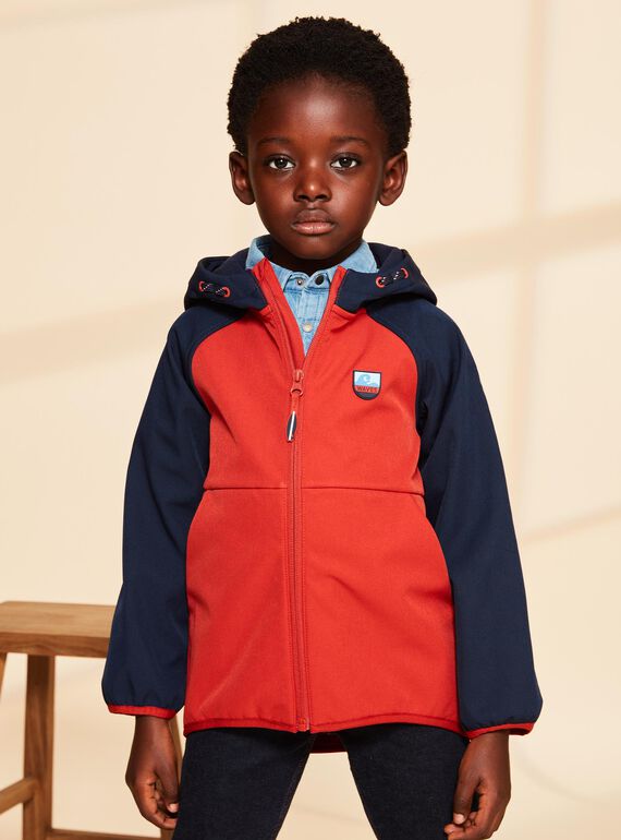 Red hooded Jacket FRAPOLAGE / 23E3PG52BLO713