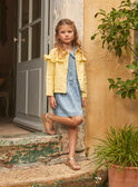 Yellow jacket with a ruffle KOVEZETTE / 24E2PFD2VESB104